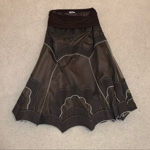 Ariella Brown Skirt